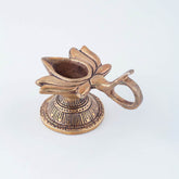 Handcrafted Brass Diya - Lotus